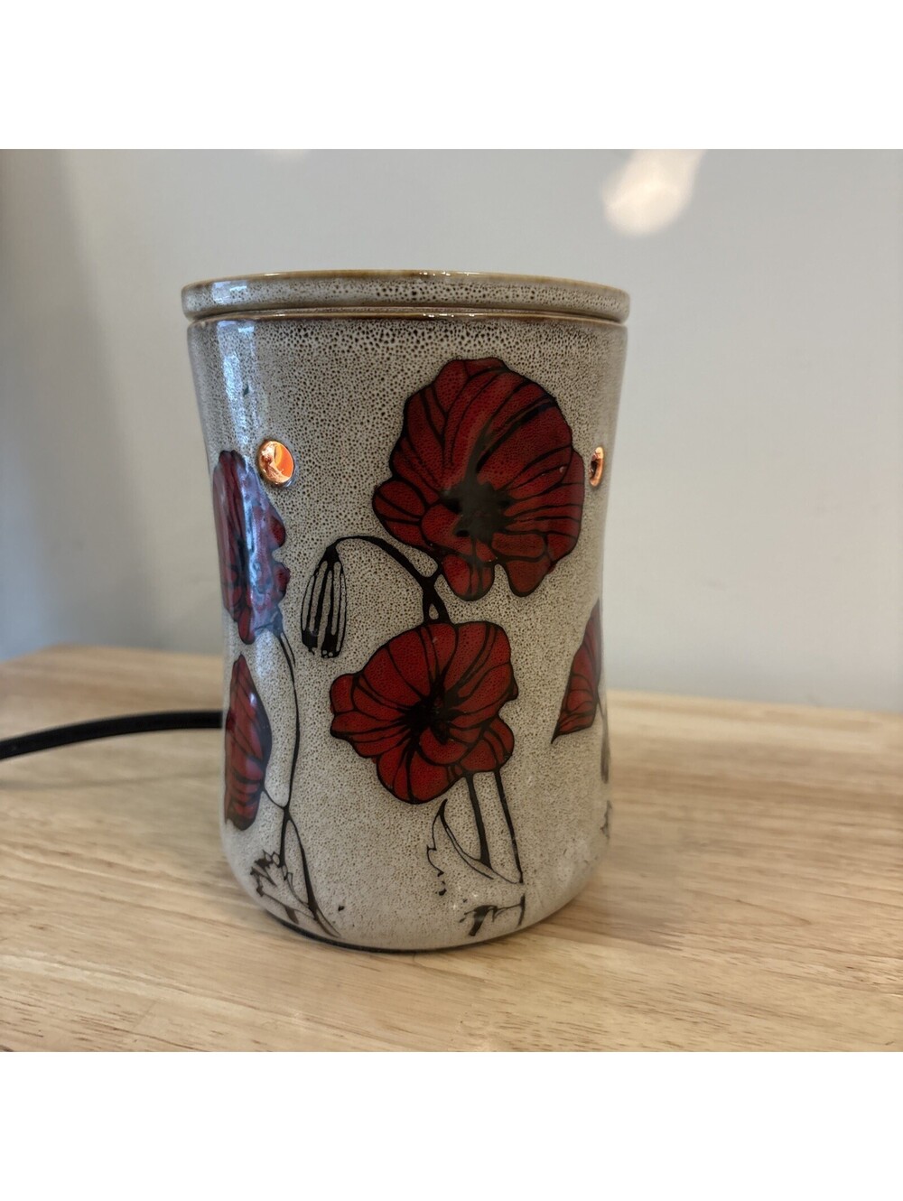 Scentsy Field Of Poppies Warmer Wax Melt Flowers Full Size 2015